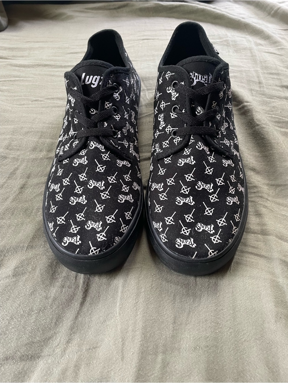 The Band Ghost x Lugz canvas shoes men’s 8.5